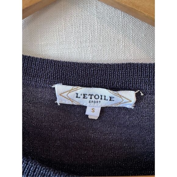 L'ETOILE SPORT Racquet Sweater in Navy, Red, White Size Small - Picture 3 of 7